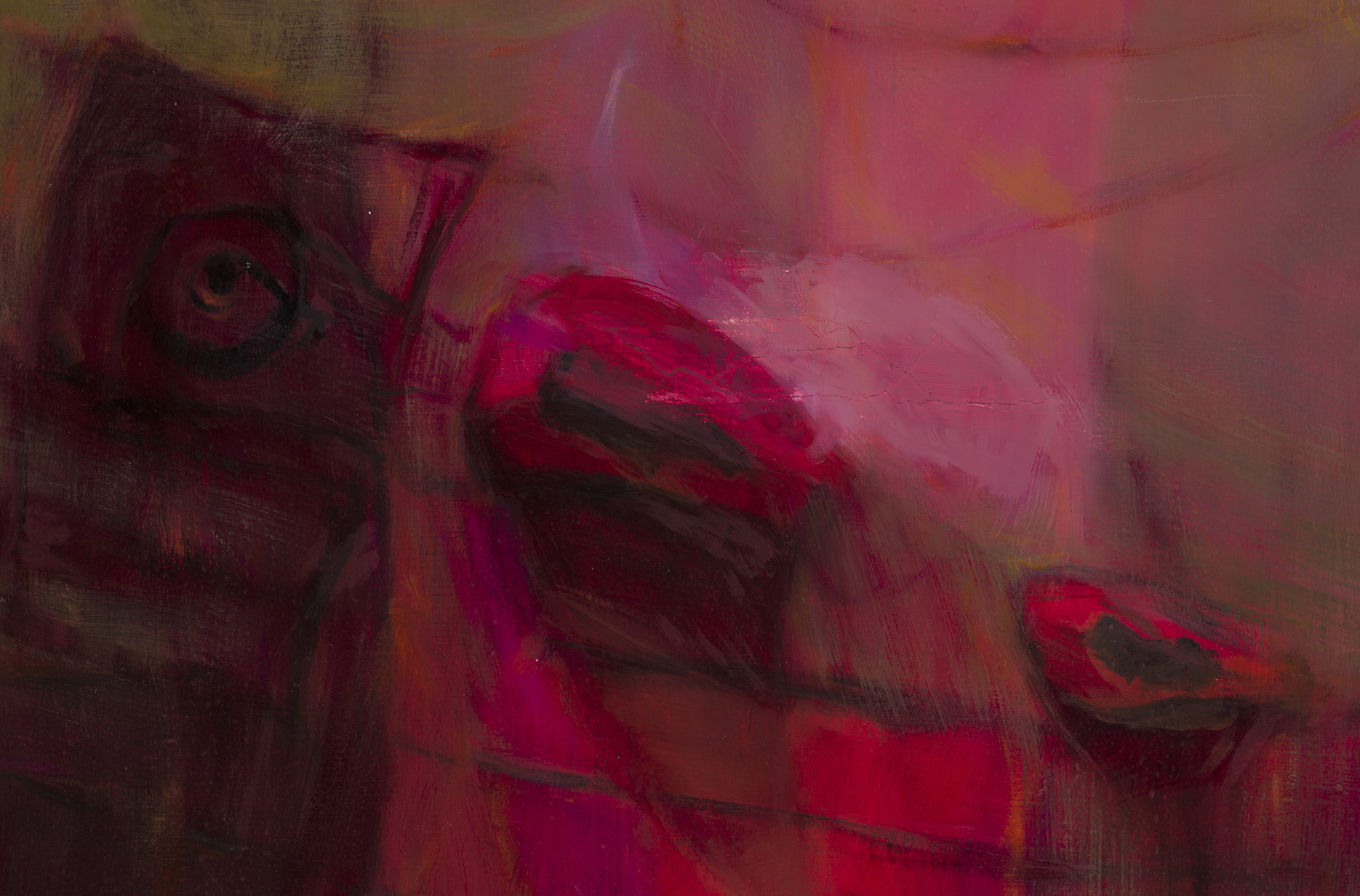 Obraz różowy z cyklu: Androgynie